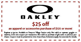 Oakley Vault - Coupon