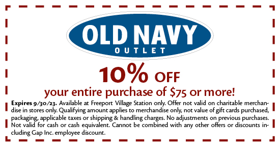 Old Navy Outlet - Coupon