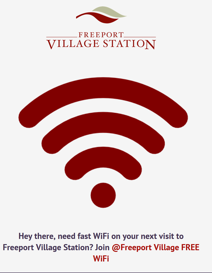 Freeport Village Free WiFi - Special Offer